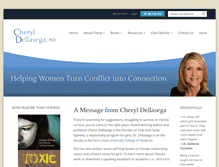 Tablet Screenshot of cheryldellasega.com